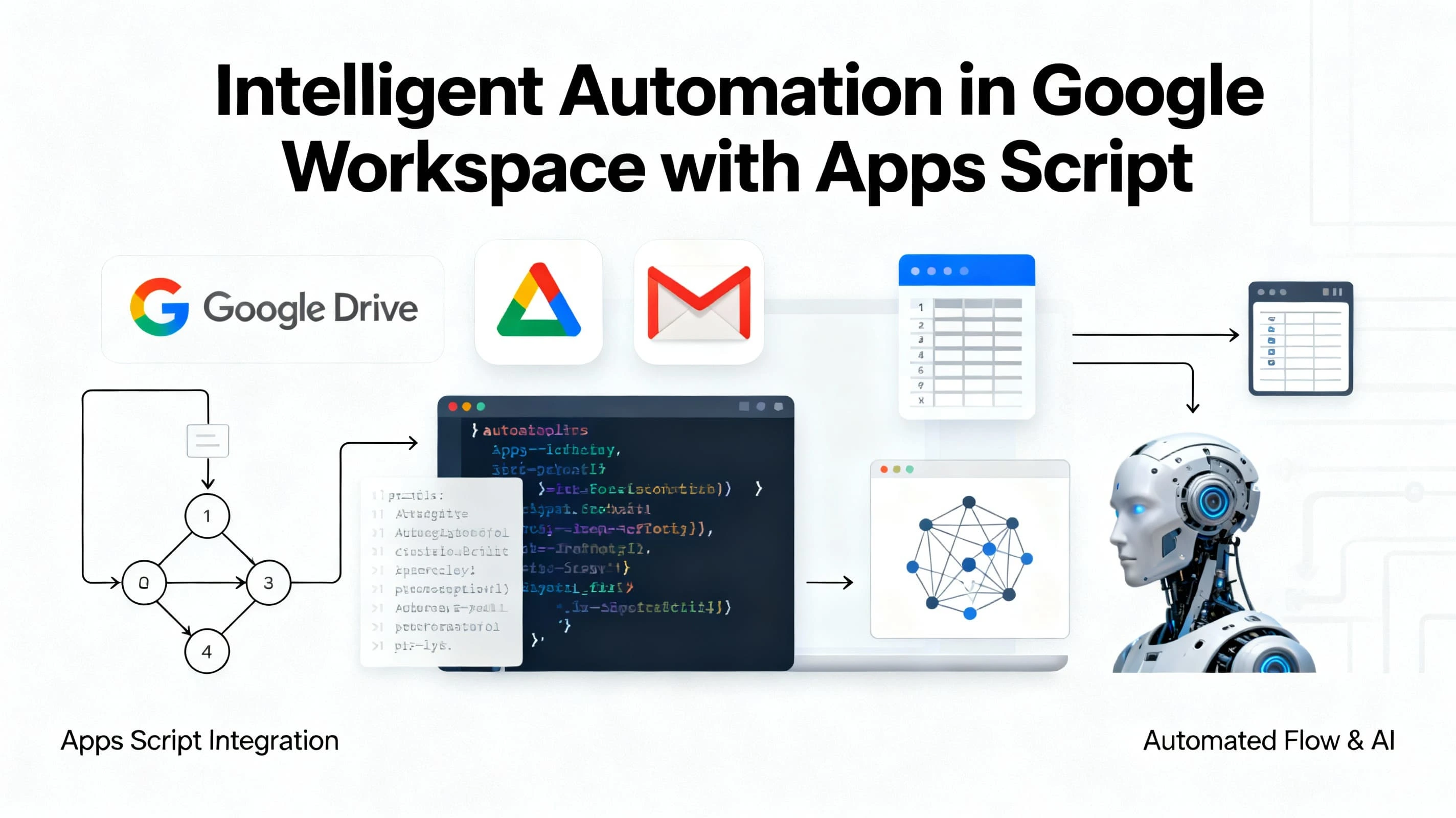 Automação Inteligente no Google Workspace com Apps Script:  Economia de 5-10 horas/semana · Redução de 90% em erros manuais · Processos 100% auditáveis